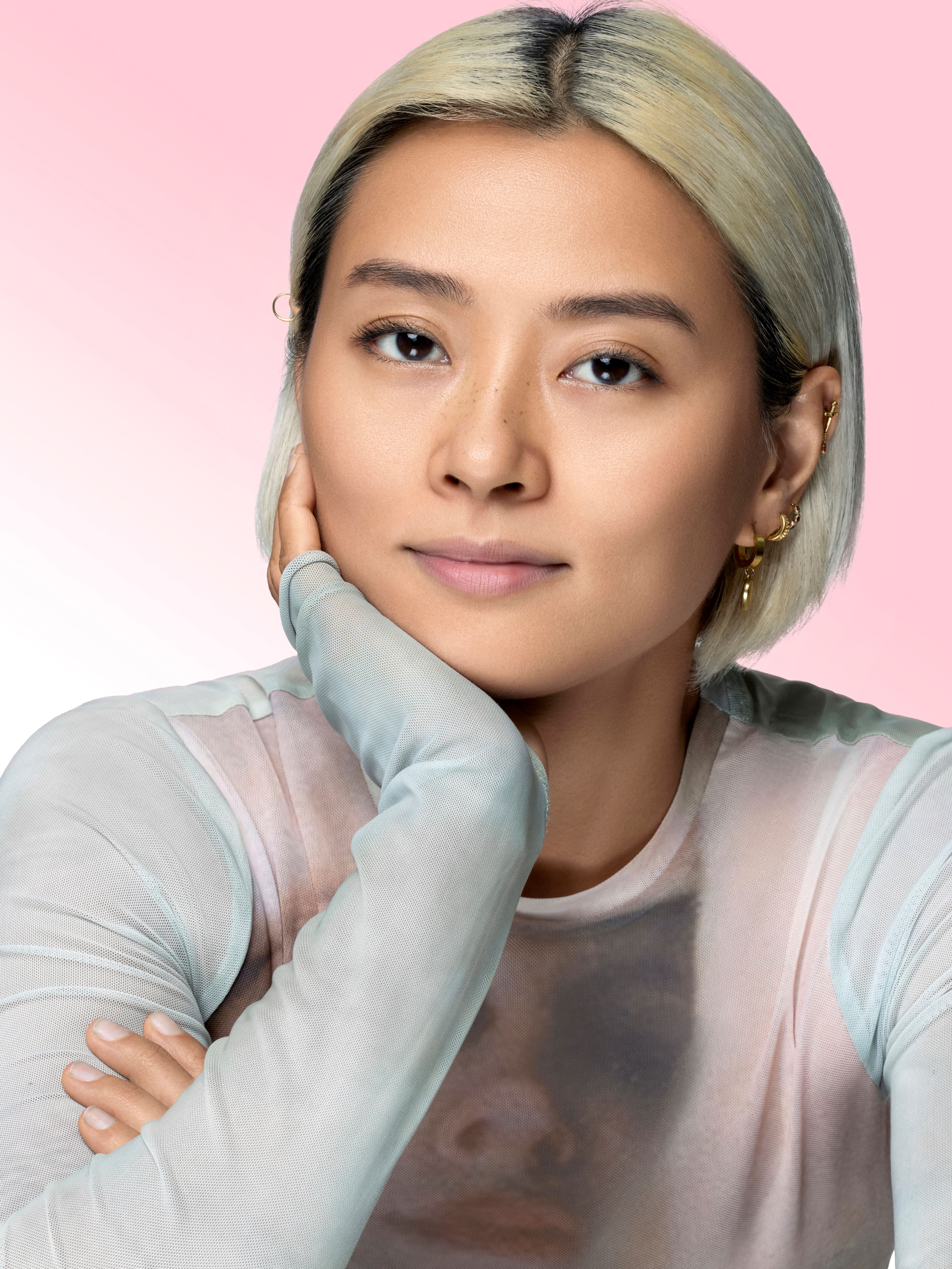 Retouched visual after post-production