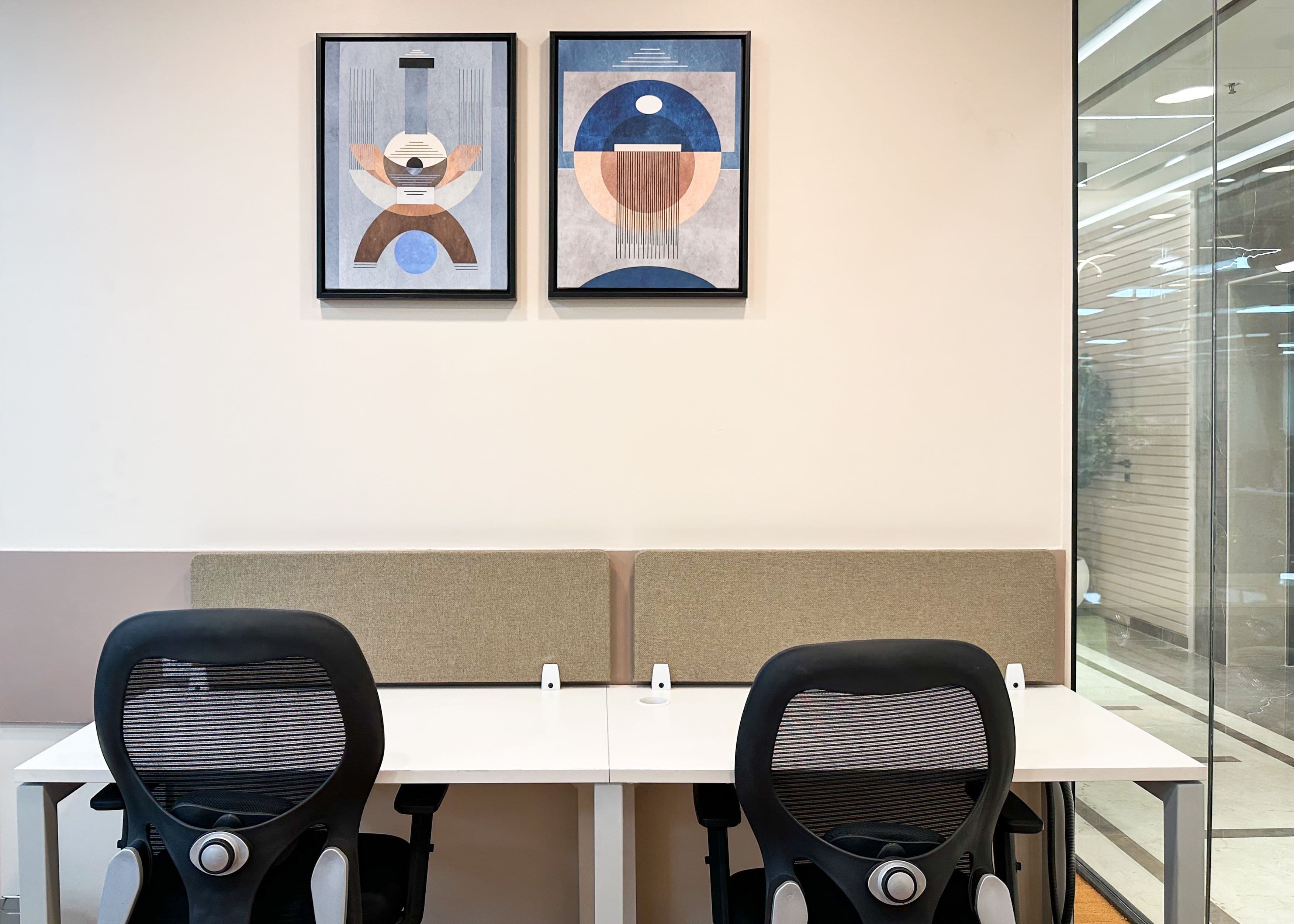 Modern Corporate Office Design Visualization - Detail View 6